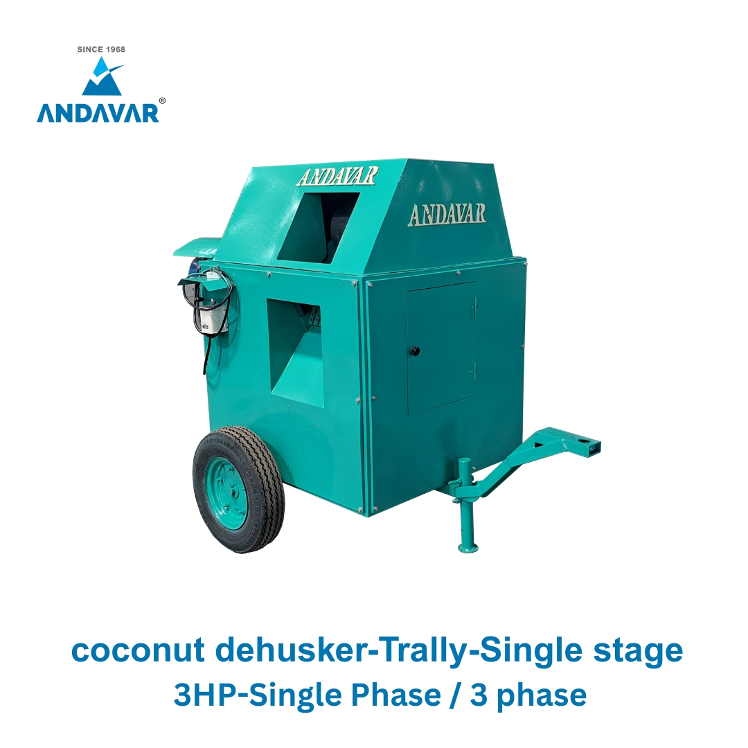 Coconut Dehusking Single Stage Trally Type