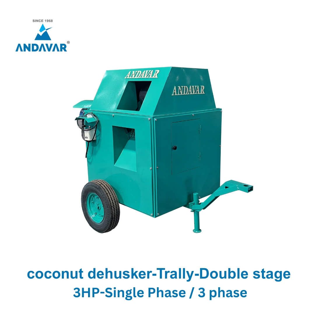 Coconut Dehusking Double Stage Trally Type
